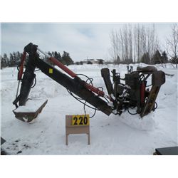 Backhoe attachment for skidloader, 34" bucket