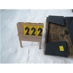 tool plate for skid loader -New