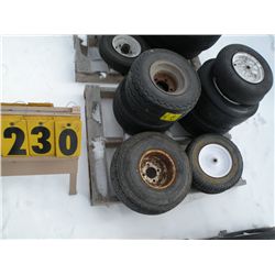 Pallet of trailer tires