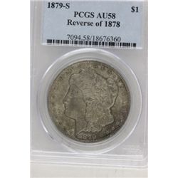 1879 S Morgan Silver Dollar