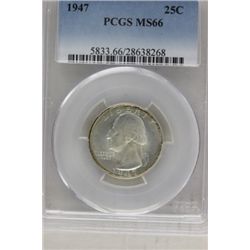 1947 Washington Silver Quarter