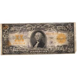 1922 $20 US Gold Note