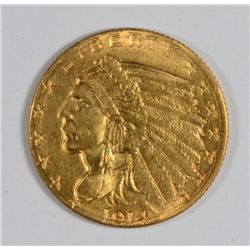 1914-D $2.5 GOLD INDIAN CHOICE BU EXCELLENT EYE APPEAL