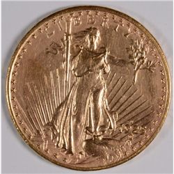 1925-S $20 ST. GAUDENS GOLD AU-58