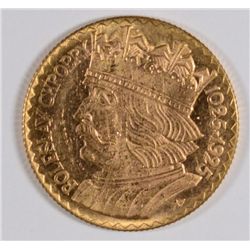 1925 POLAND 20 ZLOTYCH GEM MS-65