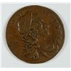 1683 IRELAND 1.2 PENNY CHARLES II ATTRACTIVE CHOCOLATE BROWN VF