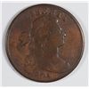 Image 1 : 1804 LARGE CENT SHELDON 266A EARLY DIE STATE F/VF VERY OLD OBV. SCRATCH