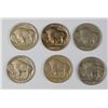 Image 2 : 6 BUFFALO NICKELS 1913 T-1, 23, 28, 30, 31-S, 34 GRADES FROM XF TO AU+