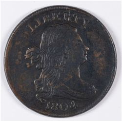 1804 Half Cent XF-45