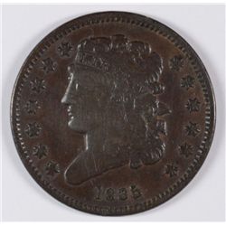 1835 Half Cent XF-45