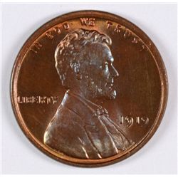 1919 Lincoln Cent MS-65 Nice Toning