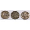 Image 2 : (3) 1919 Buffalo Nickels Avg Circ