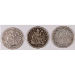 Seated Quarters (56,57,61) AVG CIRC