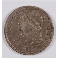 1836 Bust Dime XF+ ORIGINAL PATINA