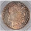 Image 2 : 1878-CC MORGAN SILVER DOLLAR, PCGS MS-65 GEM  SUPER COLORS!!