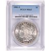 Image 1 : 1881-S MORGAN SILVER DOLLAR, PCGS MS-63 BLAST WHITE!