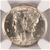 Image 2 : 1939-D MERCURY DIME, NGC MS-65 FB WHITE