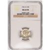 Image 1 : 1941-D MERCURY DIME, NGC MS-64 FB  WHITE