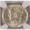 Image 2 : 1941-D MERCURY DIME, NGC MS-64 FB  WHITE