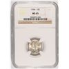 Image 1 : 1944 MERCURY DIME, NGC MS-65   WHITE