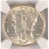 Image 2 : 1944 MERCURY DIME, NGC MS-65   WHITE