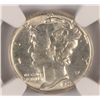 Image 2 : 1945 MERCURY DIME, NGC-MS-65  WHITE