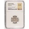 Image 1 : ANCIENT ROMAN SILVER DENARIUS, RULE OF CARACALLA, AD 198-217, NGC CHOICE VF RARE