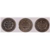 Image 2 : (3) Seated Half Dimes (40, 53, 56) Avg Circ
