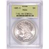 Image 1 : 1885-O Morgan Dollar PCGS MS-64 OGH