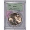 Image 1 : 1923 Peace Dollar PCGS MS-63 OGH