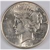 Image 1 : 1927 PEACE SILVER DOLLAR, AU-58+   WHITE