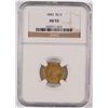 Image 1 : 1843 $2 1/2 GOLD LIBERTY NGC AU 53
