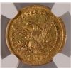 Image 3 : 1843 $2 1/2 GOLD LIBERTY NGC AU 53