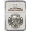 Image 1 : 1928 PEACE DOLLAR NGC MS61