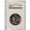 Image 1 : 1954 FRANKLIN HALF DOLLAR, ANACS PROOF 64