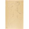 Image 1 : PROPERTY FROM AN AMERICAN PRIVATE COLLECTION GUSTAV KLIMT (1862-1918) Akt mit gespreitzen Beinen ...
