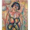 Image 1 : GEORG TAPPERT (1880-1957) Sängerin (recto) signed "Tappert" (upper right) oil on canvas 29 7/8 x ...