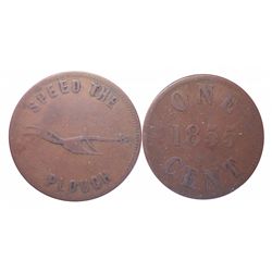 Token Lot; PE-5B1 in F-12 & PE-6A1 in VG-8. Lot of 2 tokens.