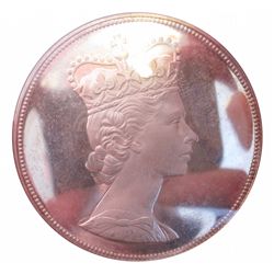 Medal in silver commemorating the centennial of the Quebec-Charlottetown Conference in 1864. Stamped