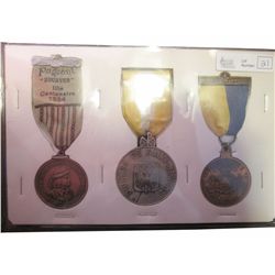 Medal Lot on Ribbons; 300Th Anniversary of Trois-Rivieres, Diocese de Saint-Jérome and Sherbrooke, Q