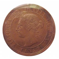 Cent 1892 ICCS MS-60; Obverse 4, Brown.