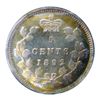 Image 2 : 5 cents 1892 ICCS MS-64; Obverse 2, Cameo. Beautiful coin.