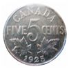 Image 2 : 5 cents 1925 CCCS VF-30; Scratches.