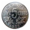 Image 2 : 5 cents 1935 ICCS MS-62.