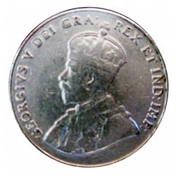 5 cents 1936; VG-10 No Double V, Broken Retained Die near F of FIVE. Scarce variety.