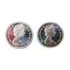Image 1 : 10 cents 1966, CCCS PL-66 Cameo, 1968 PL-65 Cameo. Lot of 2 coins.
