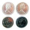 Image 1 : 25 cents 1965 CCCS PL-65 Cameo, 1967 CCCS PL-67, 2004 P ICCS MS-64 Poppy & 2006 MS-65 Sasketchewan C