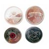 Image 2 : 25 cents 1965 CCCS PL-65 Cameo, 1967 CCCS PL-67, 2004 P ICCS MS-64 Poppy & 2006 MS-65 Sasketchewan C