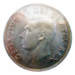 50 cents 1948 CCCS VF-30; Flat Back 9, Wide Date, High Straight 4, 8 Near Hoof, Zoell # J450b.