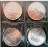 Image 2 : Silver dollar 1949 in MS-64. Lot of 4 coins.